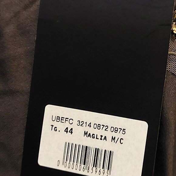 Richmond Gray Beaded Top w/Back Waist Tie Sz 44 NWT - Picture 12 of 13